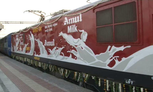 Ikar railway advertising